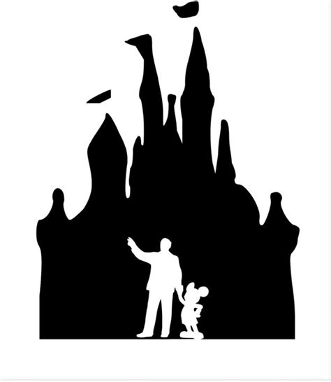 Walt Disney Castle Silhouette at GetDrawings | Free download