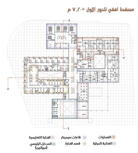 مستشفى عام 300 سرير :: Behance | Hospital design, Hospital architecture ...