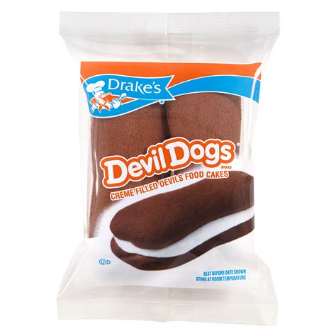 Drake's Snack Devil Dogs Cakes, 3.4 oz - Walmart.com