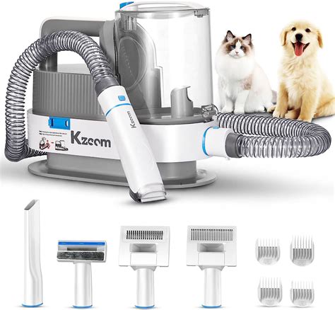 Amazon.com : Kzoom Pet Grooming Kit with Vacuum Suction - 5 Tools, Low ...