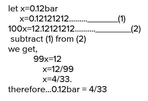 express 0.12 bar in p/q form - Brainly.in