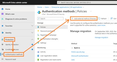 Image result for Entra ID External Authentication Methods