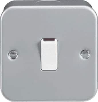 Knightsbridge M8341 Metal Clad 20A 1G DP Switch, Grey, 45.0 mm*82.0 mm ...
