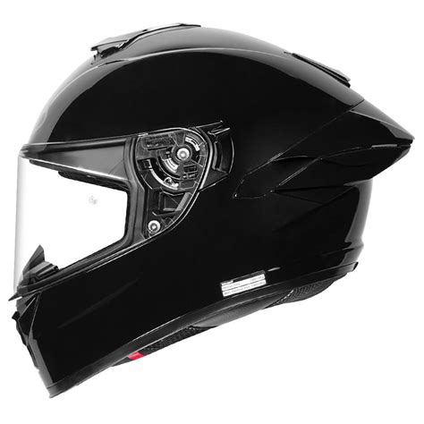 NHK K5R Solid Gloss Black Helmet– Moto Central