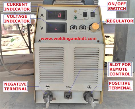Shielded Metal Arc Welding Smaw Welder Is Welding With Shielded Metal
