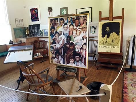 Tour Norman Rockwell's Studio at the Norman Rockwell Museum in ...