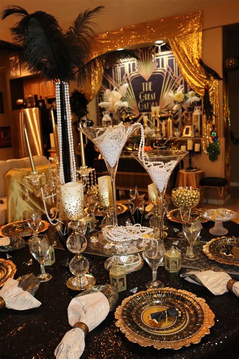 Great Gatsby Theme Tables