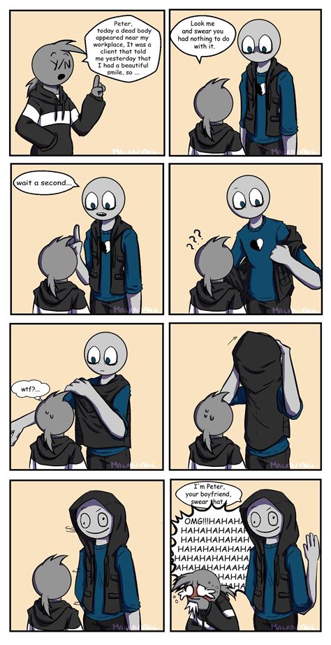 Pin by 𝒫𝒶𝓈𝓉ℯ𝓁𝒶𝒾𝓃ℯ on Your Boyfriend Peter | Yandere boy, Crazy ...