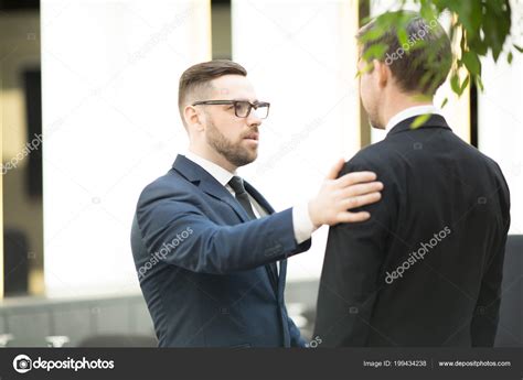 Man Hand On Shoulder