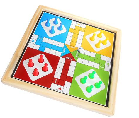 Buy Ludo + Snakes & Ladders Wooden Board Game 2-Pack - Two Game Set in ...