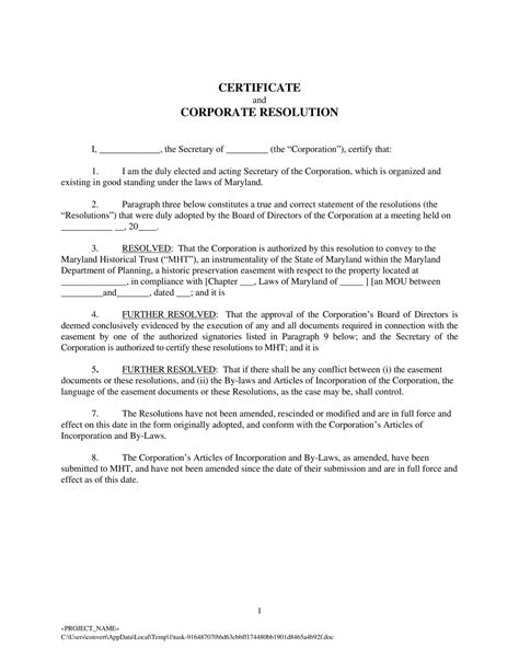 Image result for Corporate Resolution Example