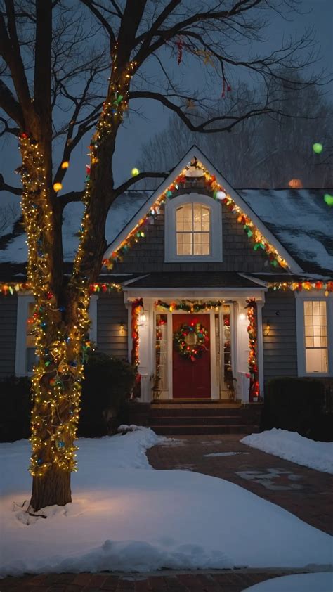 Festively Rustic: 15 Outdoor Christmas Lights Ideas for Your House