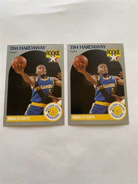 2-hoops tim hardaway rookie basketball card #113 mint cond | eBay