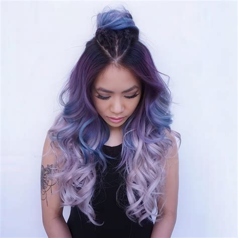 Lilac Ombre Dark Hair