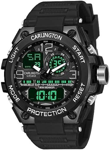 Buy Carlington Analog-Digital Sports Watch Chronograph, Dual Time ...