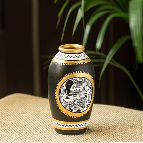 Buy ExclusiveLane 'Long and Tapered' Madhubani Hand-Painting Home ...