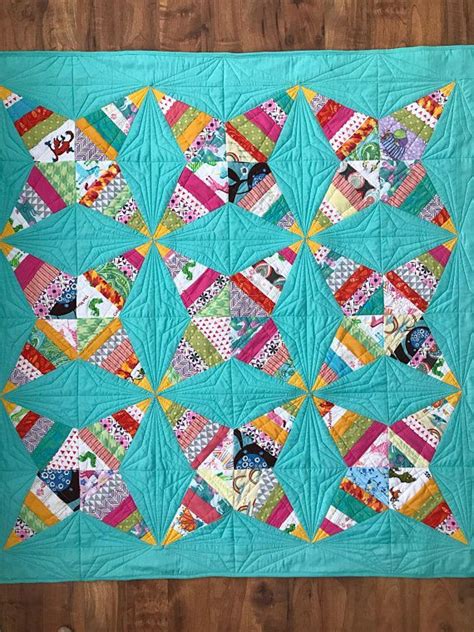 crochet 4 point star