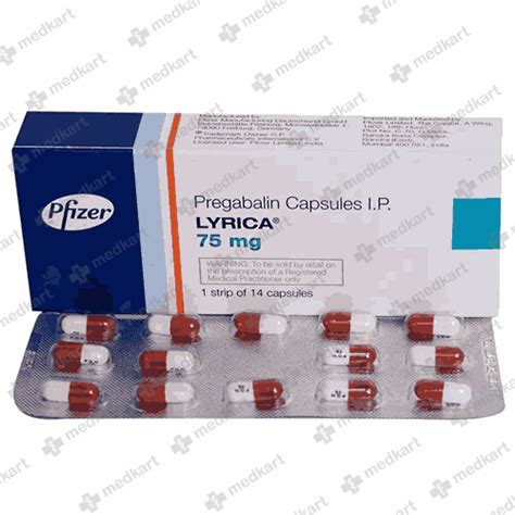 LYRICA 75MG TABLET 14’S: Uses, Price, Side effects & Composition - Medkart