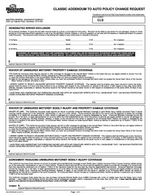 Image result for Auto Addendum Form