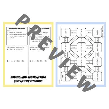 Image result for Linear Adding and Subtracting