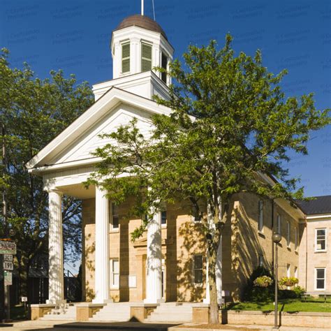 Iowa County Courthouse (Dodgeville, Wisconsin) | Stock Photos