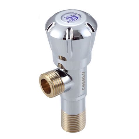 Buy TOPBATHY Triangle Valve Angle Valve Water Control Valve 2 Way Water ...