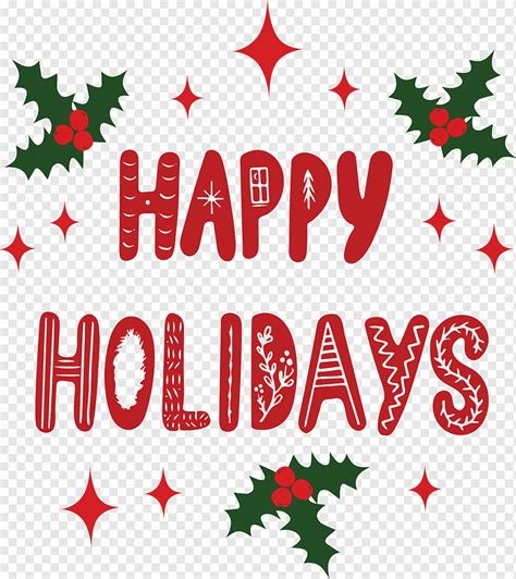 Happy holidays, png | PNGWing