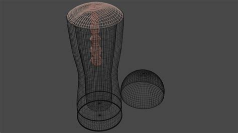 Anal Fleshlight Low Poly Sextoy - 3D Model by TriDsign