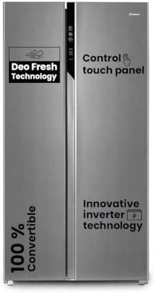 Midea 591L Frost Free Inverter Compressor Side By Side Refrigerator ...