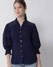 Buy Blue Shirts for Women by Tulsattva Online | Ajio.com