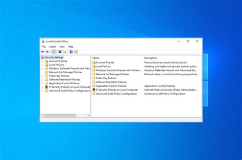Local Computer Policy Settings 的图像结果