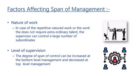 Span of Management (Span of Control) | PPTX