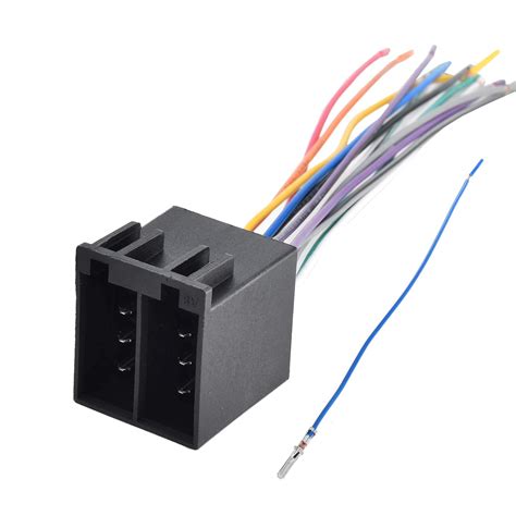 RED WOLF Car Radio 16 Pin ISO Wire Harness Adapter India | Ubuy