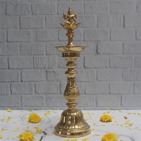 Traditional Kuthu Vilakku-Brass lamps | Buy Online | Zishta