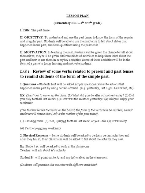 Image result for Past Tense Tutorial