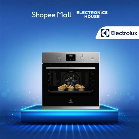 Electrolux KODGH70TXA 60cm UltimateTaste 500 Built-in Single Oven 72L Capacity with 2 Years ...