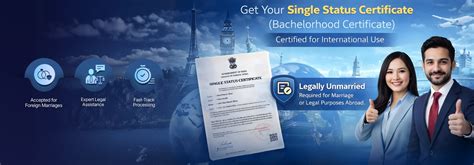 Single Status Certificate Service – Earth Lingua
