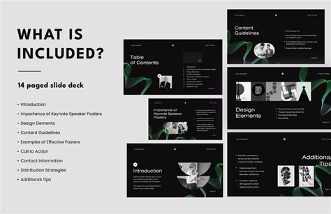 Keynote Speaker Poster Template in PDF, PPT, Google Slides, Apple ...