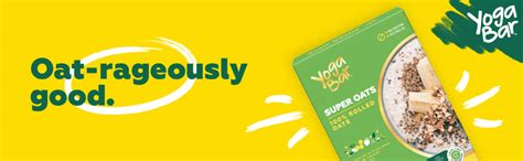 Yogabar 100% Rolled Plain Oats 400G | Premium Golden : Amazon.in ...