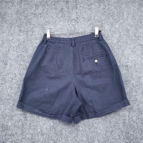 Eddie Bauer Eddie Bauer Shorts Womens 4P Petite Navy Blue Classic Fit ...