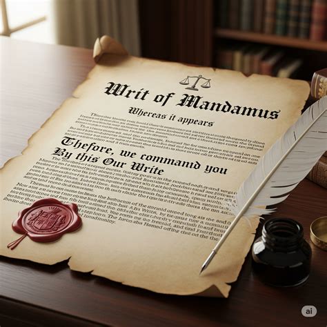 Writ of Mandamus – LAW Notes