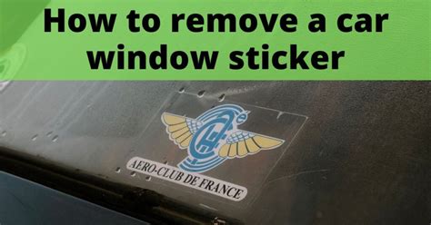 Image result for Remove Window Stickers