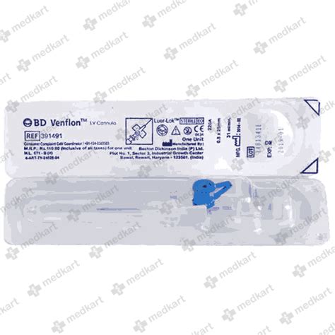 BD VENFLON IV CANNULA 22G : View Price, Combination and Alternatives ...