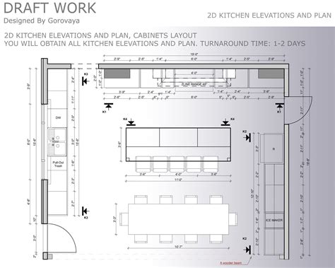 Image result for Custom Kitchen Layout