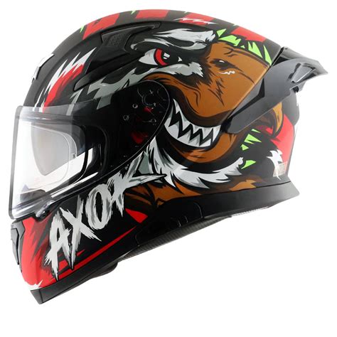 Axor Apex Falcon Full-Face Helmet - Matt Black Red - Buy Now At Riders ...