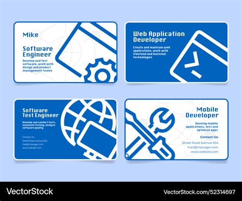 Software Development Business Cards 的图像结果