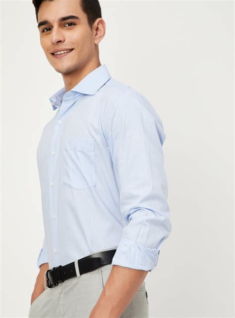 Buy Men Regular Fit Striped Formal Shirt Online at just Rs. 1199.0 ...