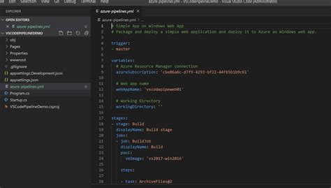 Image result for vs Code Azure Pipelines Extension