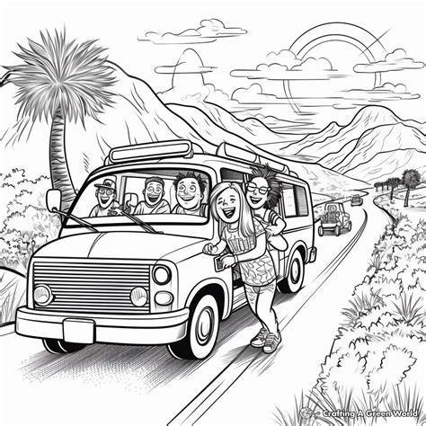 Spring Break Coloring Pages - Free & Printable!