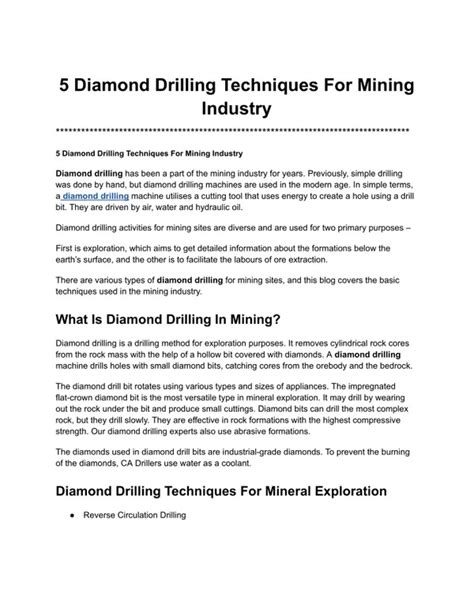 Image result for Diamond Finding Method